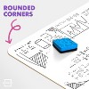 SCRIBBLEDO Blank Dry Erase Board 9"x12" Pack of 6 With Erasers - 3 of 4