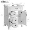 ORRD 24" Bathroom Vanity with Ceramic Sink, Modern Storage Cabinet with 2 Drawers & Adjustable Shelf - 4 of 4