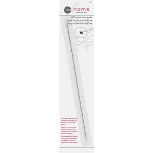 Dritz Home 10" Double Point Hand Needle: Steel Sewing Needle, Nickel Finish, Multipurpose, 12.75" Length - 1 of 3