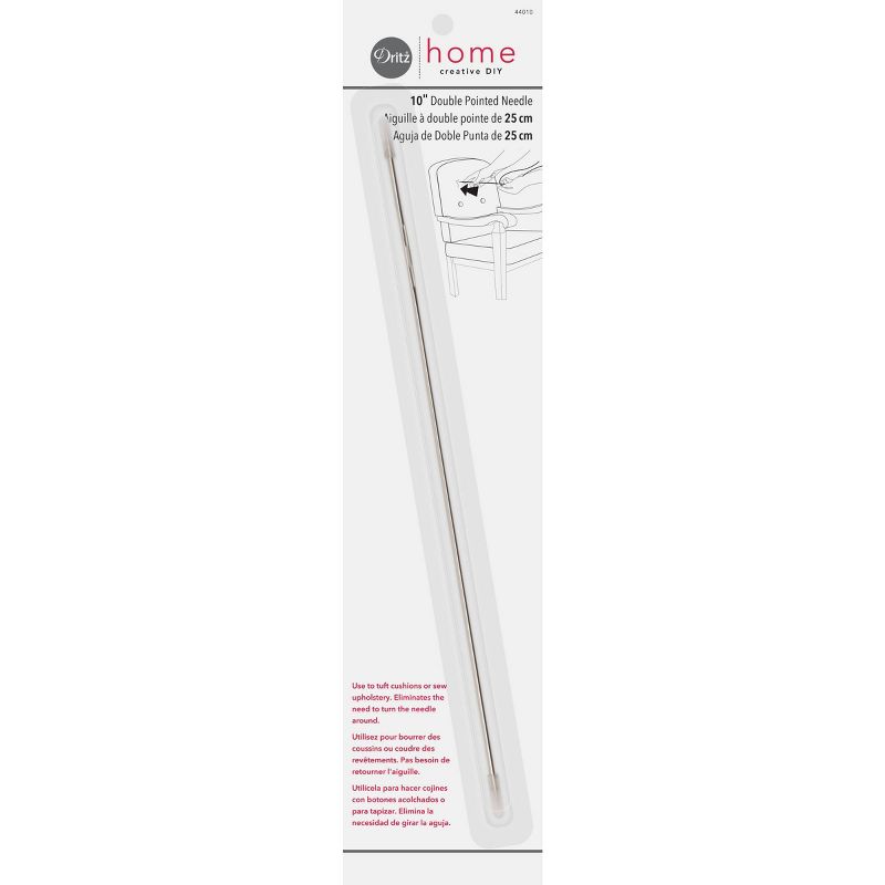 Dritz Home 10&#34; Double Point Hand Needle, 1 of 4
