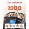 VEVOR USD Coin Sorter, Coin Counter Machine for 5 Kinds of USD Coins, Coin Sorter and Wrapper Machine Holds up to 2000 Coins, Black - 4 of 4