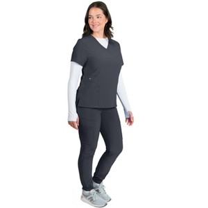 Medgear Women's 4-Way Stretch 12-Pocket Jogger Set - 1 of 4