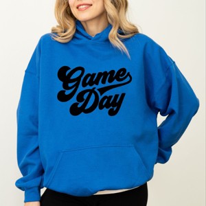 Simply Sage Market - Women's Graphic Hoodie - Game Day Retro Puff