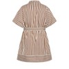 CITY CHIC | Women's Plus Size  Stripe May Dress - tabacco stripe - 24W - 4 of 4