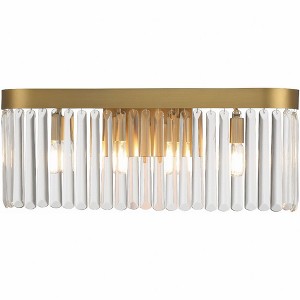 Crystorama Lighting Emory 4 - Light Vanity in  Modern Gold - 1 of 3