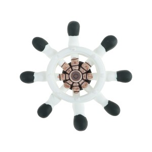 Unique Bargains Magnetic Fridge Sticker White Dark Blue 1 Pc - 1 of 3