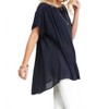 Women's Mandarin Collar Button Up Tunic - umgee - 2 of 3