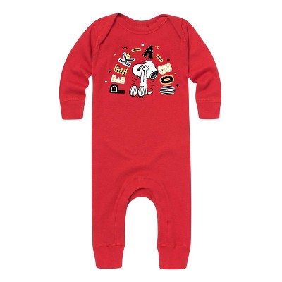 Boys' Peanuts Peek  - Red - 18 Months