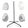 FIONECA Heavy-Duty Steel Hammock Swing Chair C-Stand ¨C Indoor/Outdoor Hanging Chair Stand, Black - 3 of 4