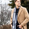Britt's Knits Gentleman's Plaid Knit Scarf Soft Knit Scarf for Men - 3 of 4
