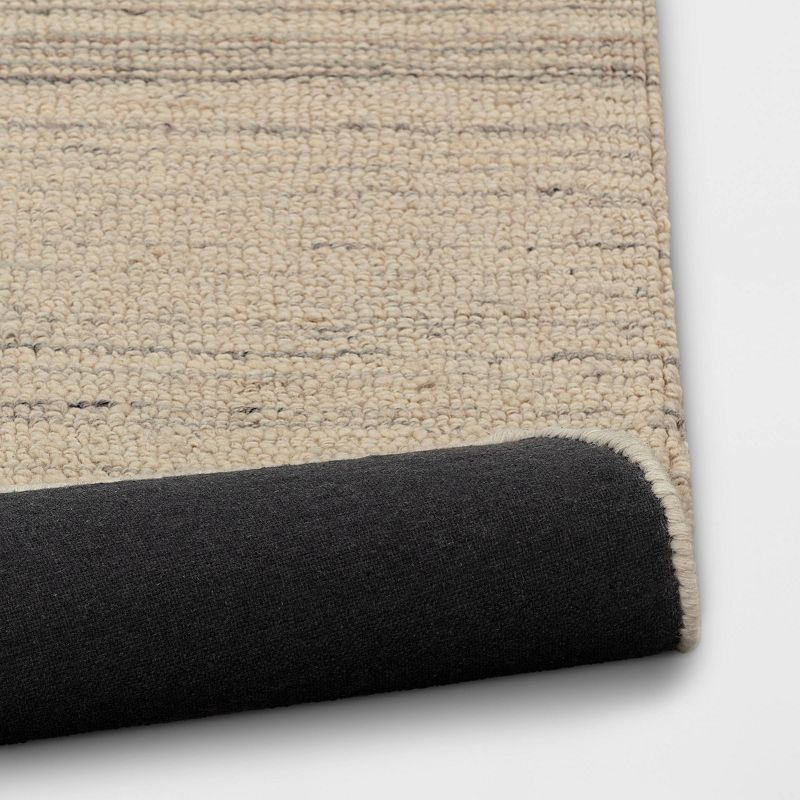 Linen/Wool Loom Carpet Area Rug Natural - Threshold™, 4 of 5