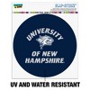New Hampshire Wildcat Automotive Car Window Locker Circle Bumper Sticker - 2 of 4