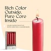 Leor & Lair 6 Inch Mini Taper Candles – Pack of 8 Short Candle Sticks for Dinner, Weddings & Home Décor - 2 of 3
