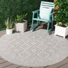 Courtyard CY8998 UV & Stain Resistant Non-Shedding Power Loomed Indoor/Outdoor Rugs - Safavieh - 2 of 4