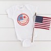 The Juniper Shop Flag Smiley Face Baby Bodysuit - 2 of 2