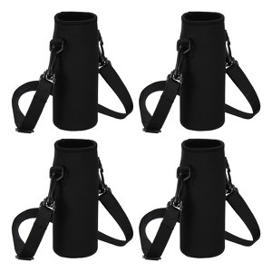Unique Bargains Neoprene Portable Insulated Adjustable Strap Sports Water Bottle 
Sling Bags 4 Pcs - 1 of 4