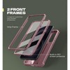 Dexnor for Samsung Galaxy S25 Edge Case with Upgraded Slide Camera Cover & 2 Front Frames & Built-in Screen Protector & Kickstand,Army - 3 of 3