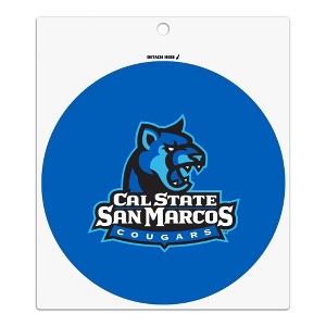 California State University San Marcos Primary Logo Automotive Car Refrigerator Locker Vinyl Circle Magnet - 1 of 4