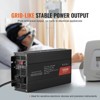 VEVOR Sine Wave Converter, 1000W, DC 12V to AC 120V, with Dual AC Sockets, 1 USB, 1 Type-C, Remote Operation for Portable Electronics, Black - 4 of 4