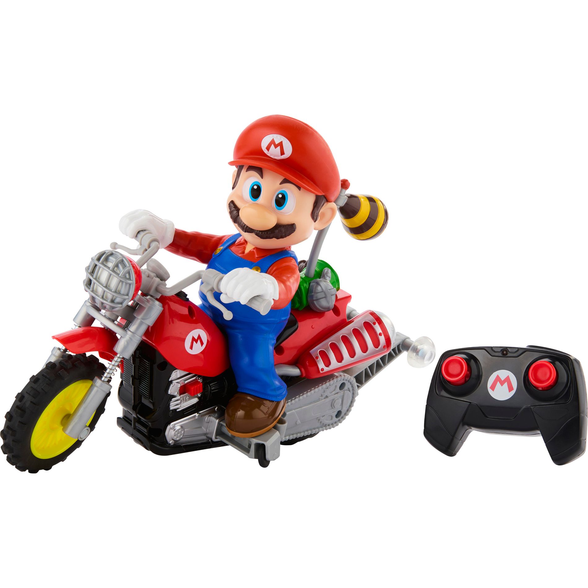 Hot Wheels RC Mario Wheelie Motocross Remote-Controlled Battery-Powered Vehicle