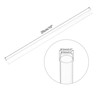 Unique Bargains Lamp and Lantern Water Cooling System Acrylic Rigid Round Pipe Clear 10" - 2 of 4