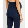 Women's Indigo Blue Secret Fit Over the Belly Stretch Ankle Maternity Jeggings | Motherhood Maternity - 4 of 4