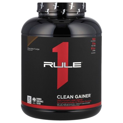 Rule One Proteins Clean Gainer™, Chocolate Fudge, 4.93 lb (2.24 kg)