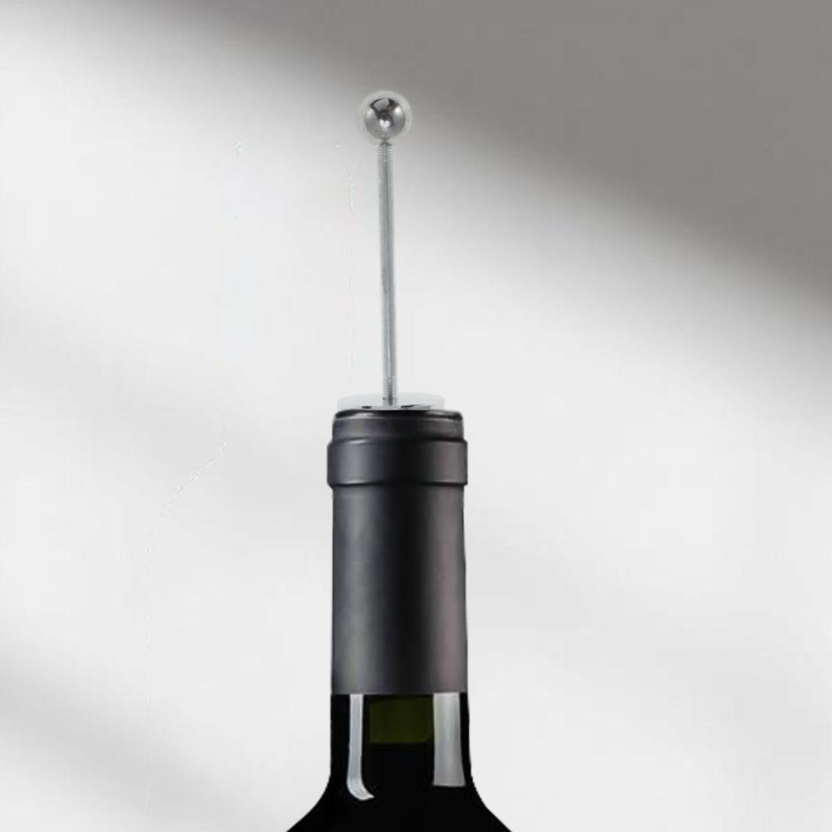 Unique Bargains Bottle Stoppers Leather Ring Zinc Alloy PTR 4.61"x0.79"x0.71" 1 Pc - thumbnail 5