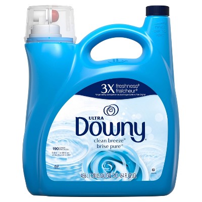 Downy Clean Liquid Fabric Conditioner (Fabric Softener) - Breeze Scent - 164 fl oz