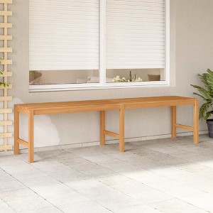 Bench Brown Solid Teak Wood 45 in Strong Bench RectangularvidaXL - 1 of 4
