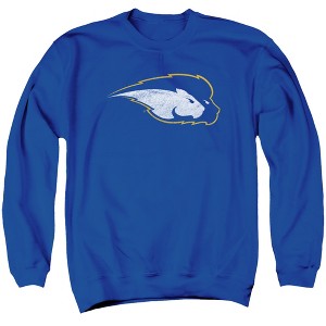 Hofstra University Official Distressed Primary Logo Adult Crewneck Sweatshirt - 1 of 4
