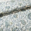 Sapphtopaz 6 Piece Bedding Quilt Set Floral Print Pattern Contrasting Colors Reversible Quilt Set with Throw Pillows - 4 of 4