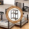 COZONY 3-Tier Side Table with Storage, Small End Table & Telephone Table, Metal Frame Tall Nightstand for Living Room, Bedroom, Office, Bathroom - 3 of 4