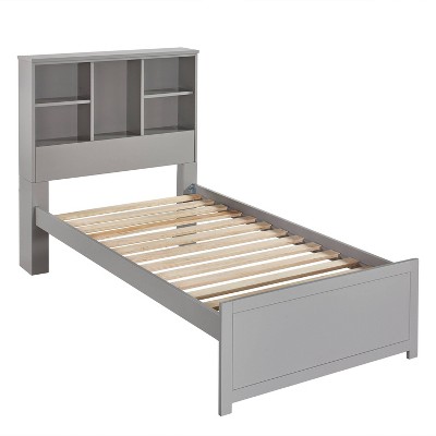 Twin Bed Bookcase Target, Queen Platform Bed With Storage And Bookcase Headboard
