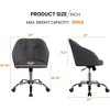 Yaheetech Velvet Desk Chair for Home Office, Soft Height Adjustable 360° Swivel Computer Chair - 3 of 4