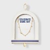 14K Gold Dipped "Game day" Initial Station Necklace - A New Day™ Gold - 3 of 4