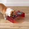THE LICKER STORE Keaton Modern Acrylic Rectangular Elevated Pet Feeder - 2 of 4