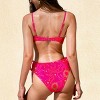 Women's Hot Pink Sun Print One-Piece Swimsuit - Cupshe - 3 of 4