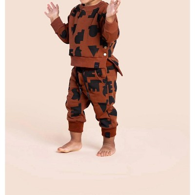 Boy's Terry Joggers with Print - OMAMImini