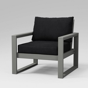 POLYWOOD EDGE Outdoor Patio Club Chair - 1 of 3