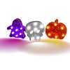 Magic Seasons Halloween Decor, LED Spooky 4.5 in. - Case of 12 - 2 of 4