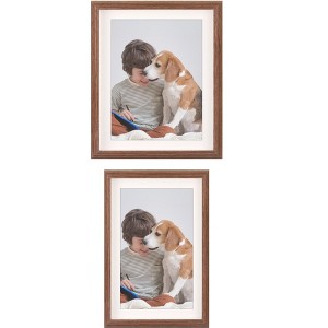 REGALWOVEN Wedding Home Decor Art Modern Picture Frames for Wall Hanging or Tabletop Display 2 Pcs - 1 of 4