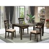 Dinette Set Table with Chairs - Kitchen Dining Room Set - Solid Wood Table and Chair Set - 2 of 4