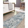 Unique Loom Kamala Washable Collection Area Rug - Geometric - 3 of 4