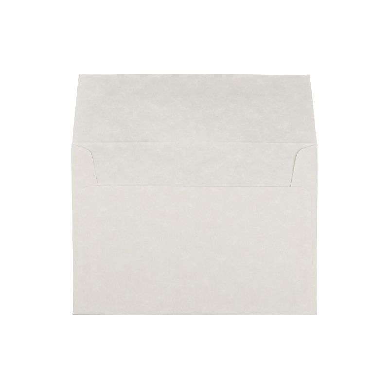JAM Paper A7 Parchment Invitation Envelopes 5.25 x 7.25 White Recycled 12672, 2 of 4