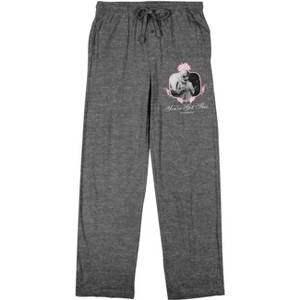 White Lotus Tanya McQuoid You've Got This Men's Gray Heather Sleep Pajama Pants - 1 of 4