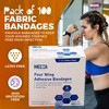 MEDca Flexible Knuckle Fabric Bandages - 50 Count Box of Flex Fabric Adhesive Bandages for Finger Care and Wound Protection - 4 of 4