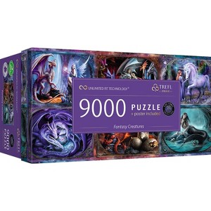 Trefl Prime 9000 Piece Puzzle - Fantasy Creatures - Anne Stokes - 1 of 4