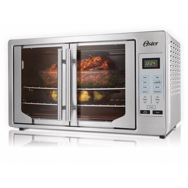 Oster French Door Digital Toaster Oven - Silver, 1 of 7