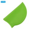 Unique Bargains Silicone Waterproof Non-Slip Adult Swimming Caps 2 Pcs - 3 of 4
